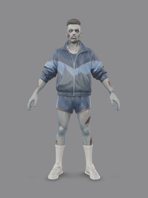 athlete - front render