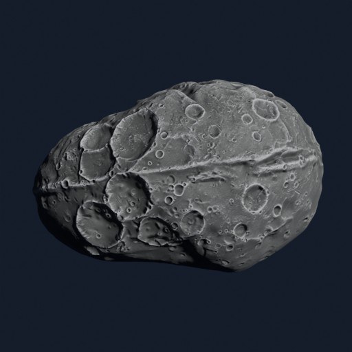 Cratered Potato - four angles
