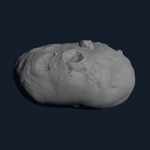 Regolith Mound - four angles