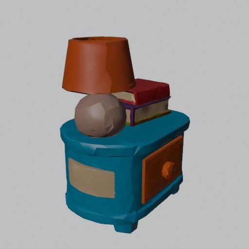 Bedside Lamp - four angles
