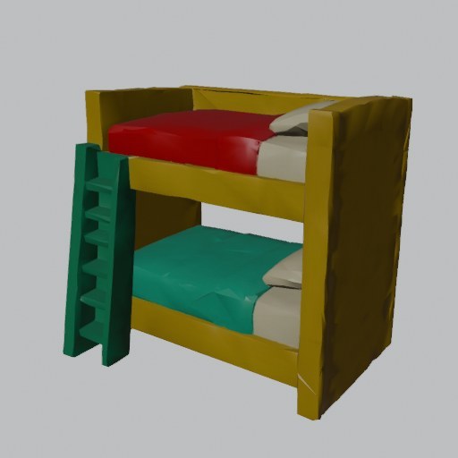 Bunk Bed - four angles
