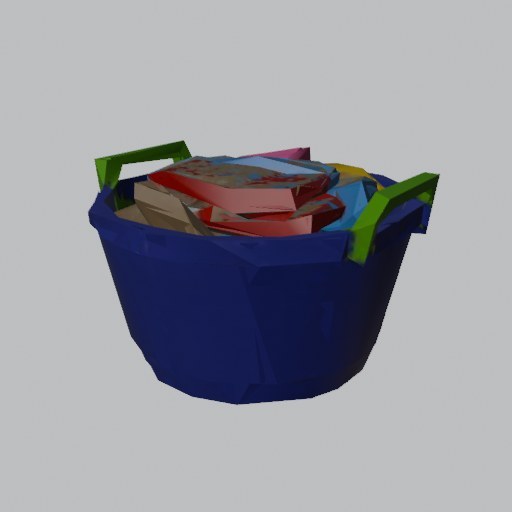 Laundry Basket - four angles