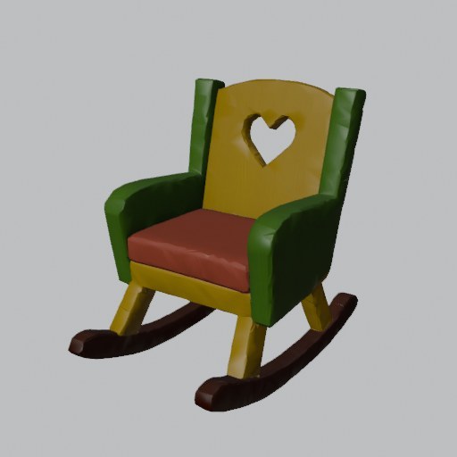 Rocking Chair Kids - four angles