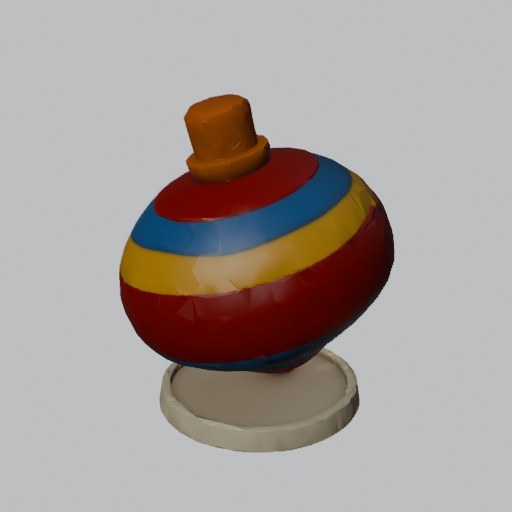 Spinning Top - four angles