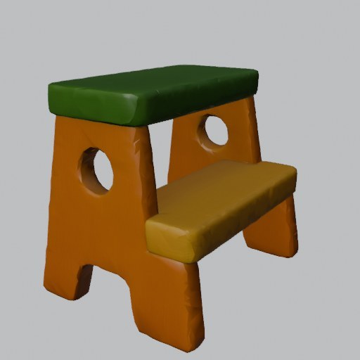 Step Stool - four angles