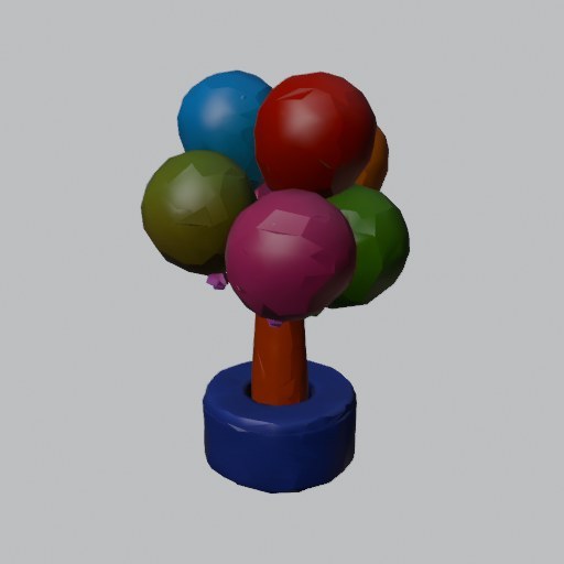 Balloon Bunch - four angles