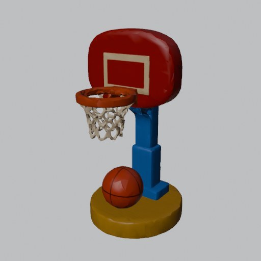 Basketball Hoop - four angles