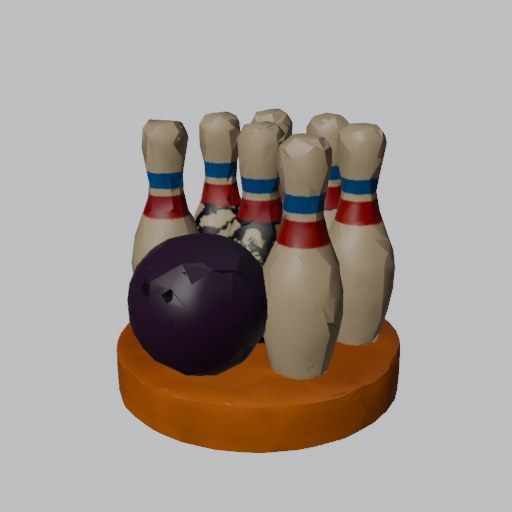 Bowling Set - four angles