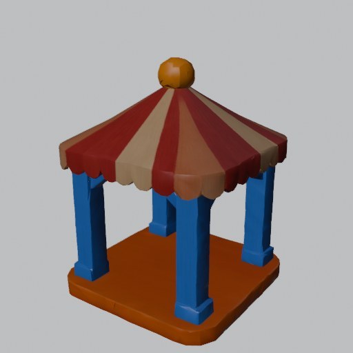Party Gazebo - four angles