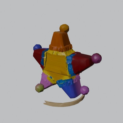 Star Pinata - four angles