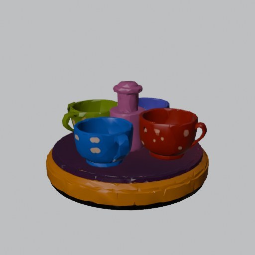 Teacup Ride - four angles