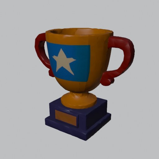 Trophy Cup - four angles