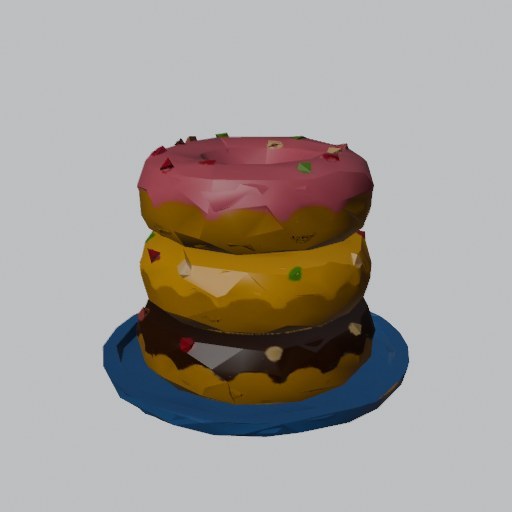 Donut Stack - four angles