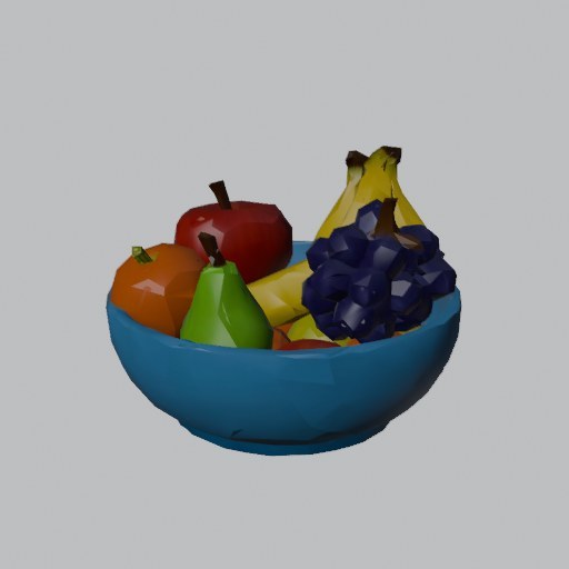 Fruit Bowl - four angles