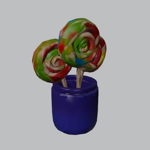 Lollipop Pot - four angles