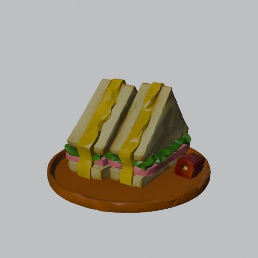 Sandwich Plate - four angles