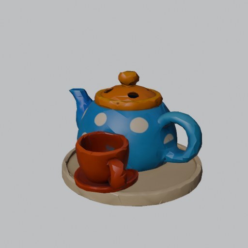 Teapot Cup - four angles