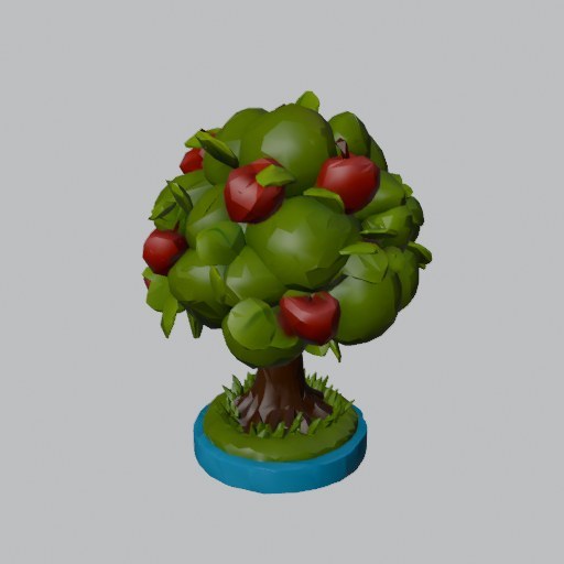 Apple Tree - four angles