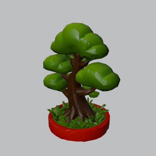 Cloud Pine - four angles