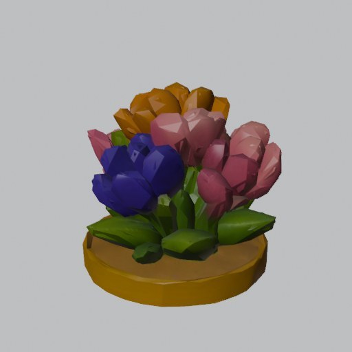Desert Bloom Cluster - four angles