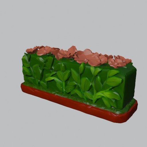 Hedge Wall - four angles