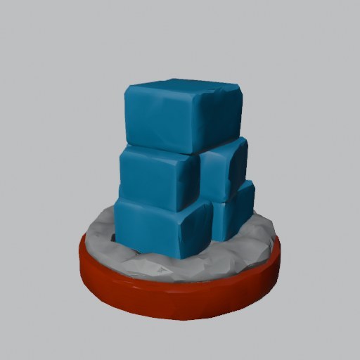 Ice Block Stack - four angles