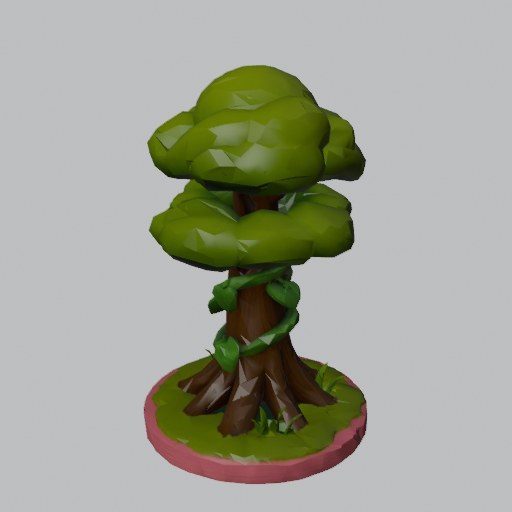 Jungle Tree - four angles