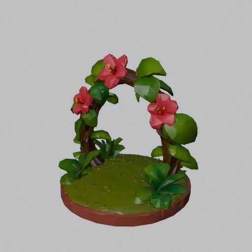 Jungle Vine Arch - four angles