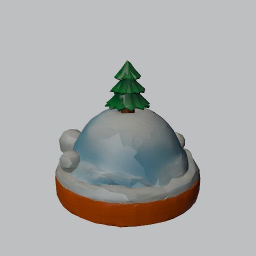 Snow Mound - four angles
