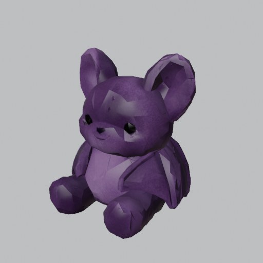 Plush Bat - four angles