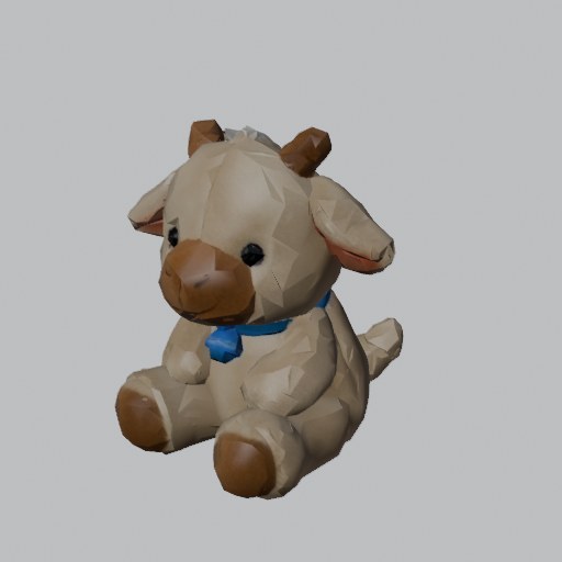 Plush Goat - four angles