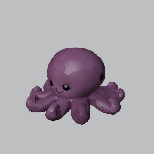 Plush Octopus - four angles