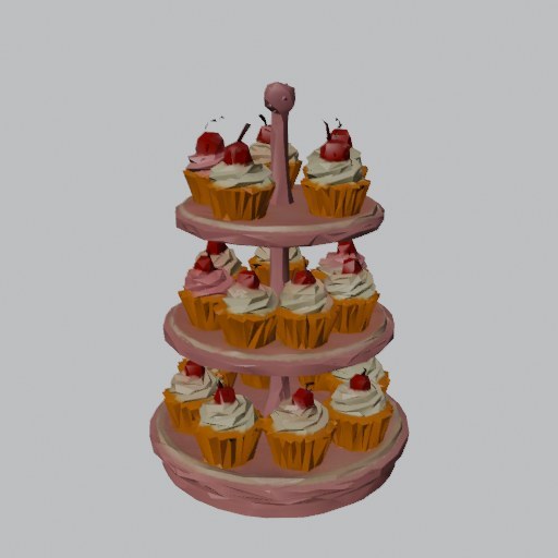 Cupcake Stand - four angles