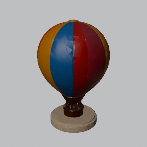 Hot Air Balloon - four angles