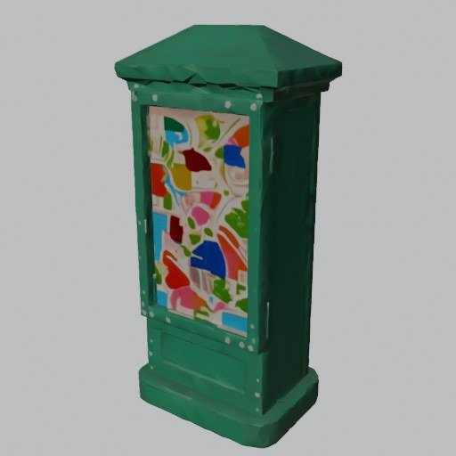 Info Kiosk - four angles