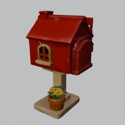 Mailbox House - four angles