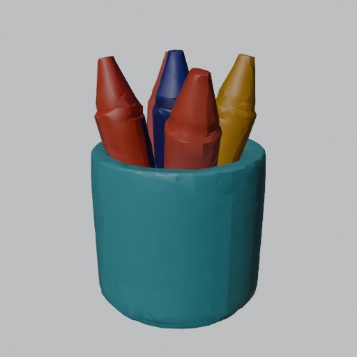 Pencil Pot Giant - four angles