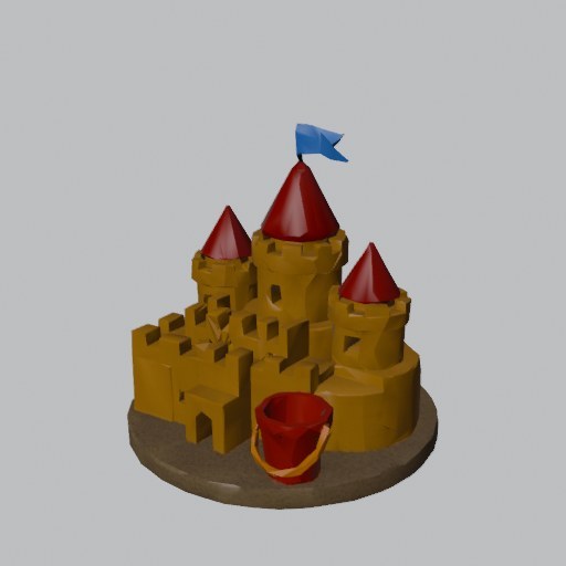 Sandpit Castle - four angles