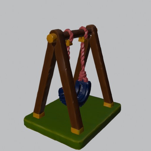 Tire Swing - four angles