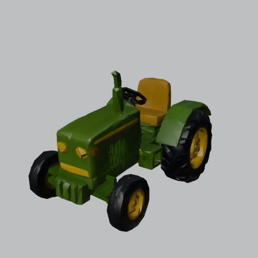 Tractor Toy - four angles