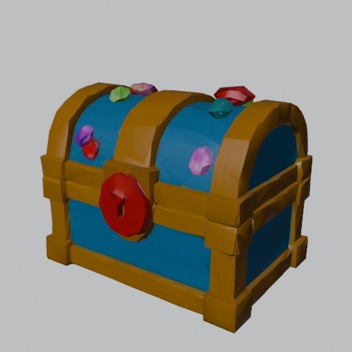 Treasure Chest - four angles