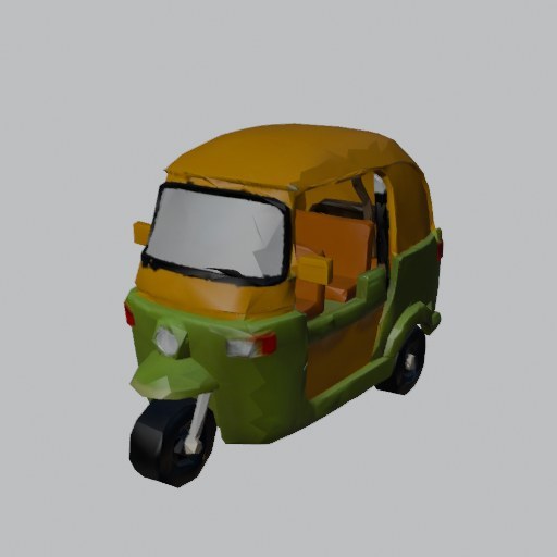Tuk Tuk Toy - four angles