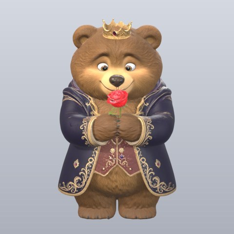 Crowned Bear - four angles