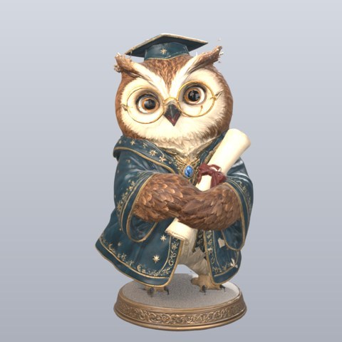 Owl Scholar - four angles