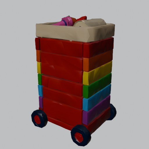 Art Cart - four angles