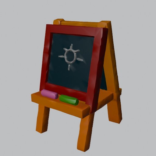 Chalkboard Easel - four angles
