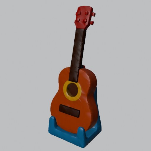Guitar Toy - four angles
