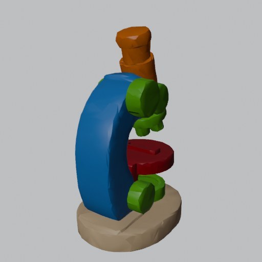 Microscope Toy - four angles