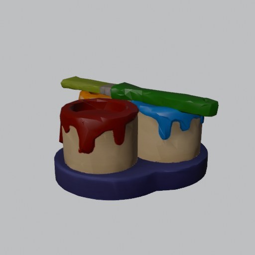 Paint Pot Trio - four angles
