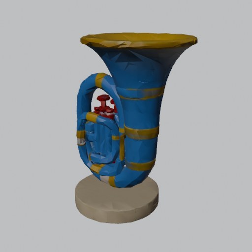 Tuba Toy - four angles